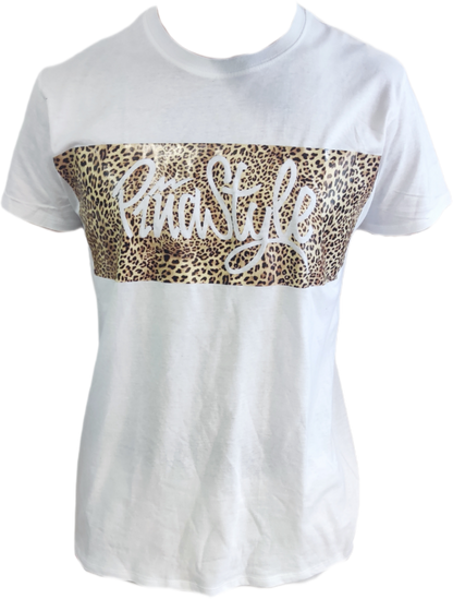 Camiseta Piñastyle Leopardo